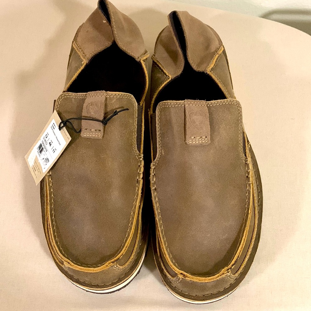 Ariat men Cruiser NWT brown leather shoe size 12